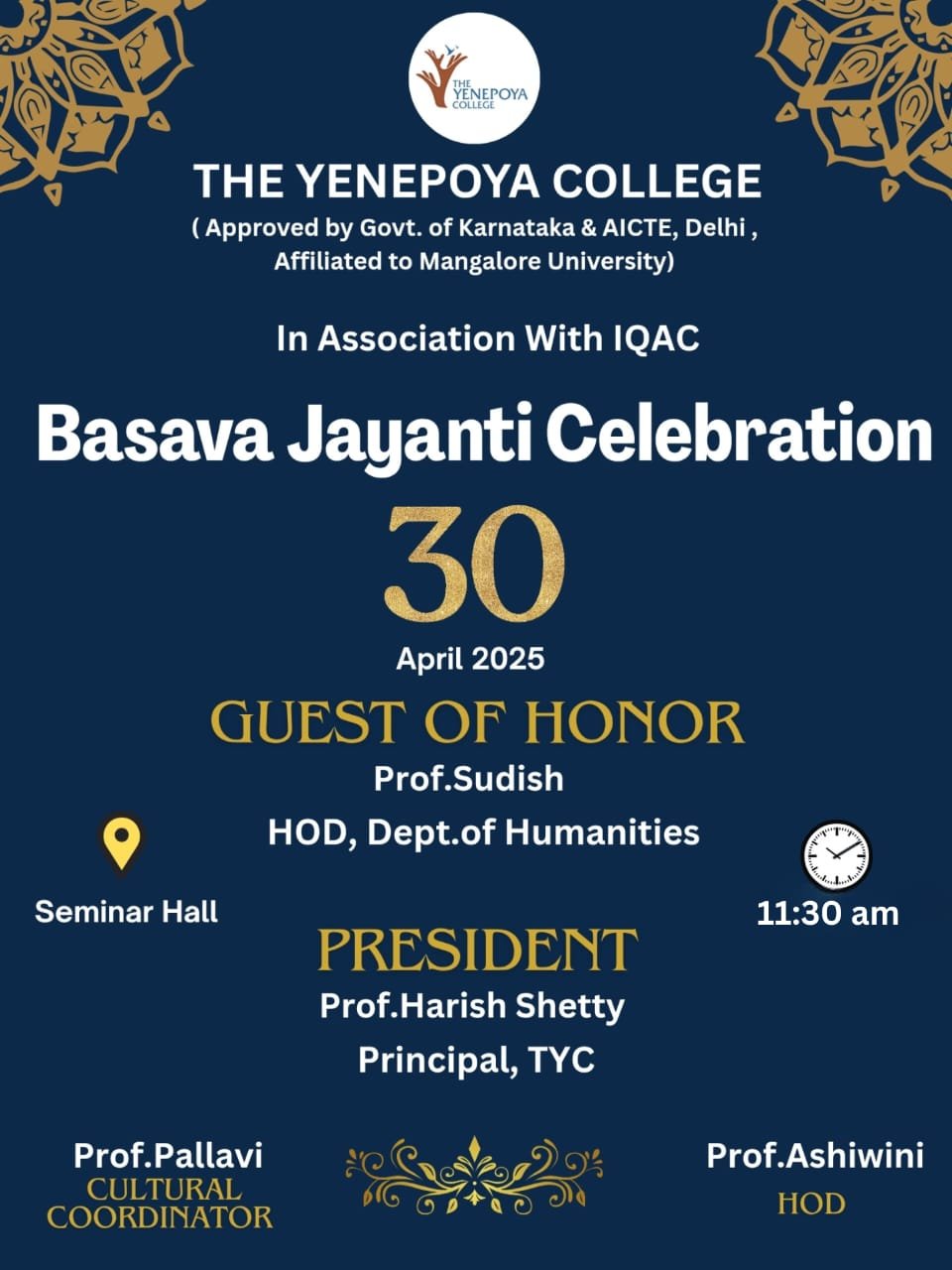Basava Jayanti Celebration